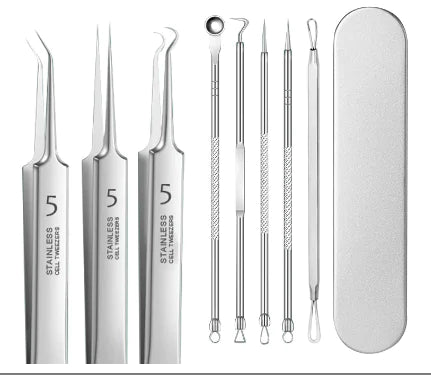 Kit d'extraction faciale haute précision pour une peau propre et saine