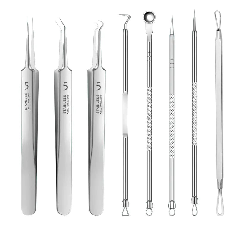 Kit d'extraction faciale haute précision pour une peau propre et saine