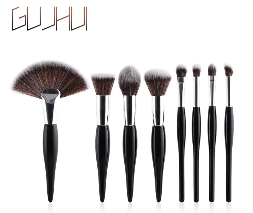 Pinceaux ProLuxe – Ensemble de 8 pinceaux de maquillage professionnels