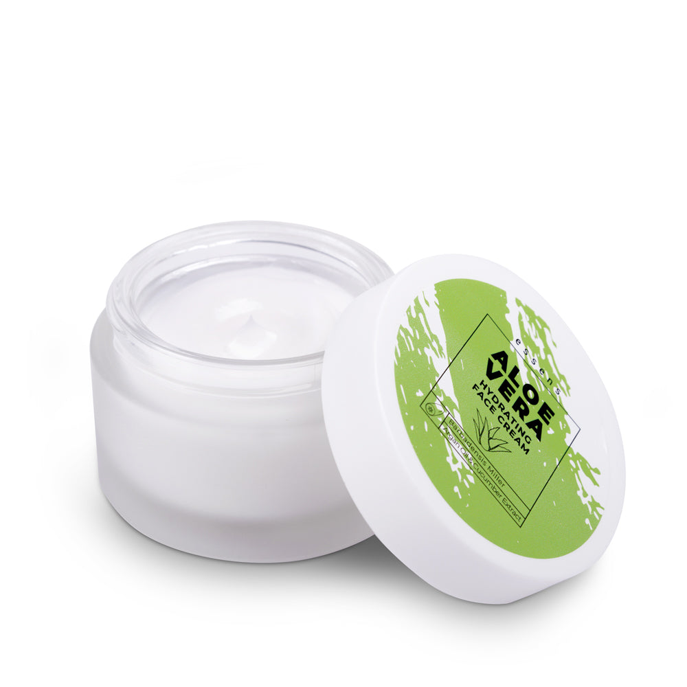 Crema Facial Hidratante con Aloe Vera, Argán Bio y Ácido Hialurónico