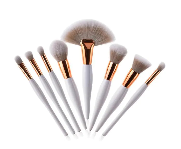 Pinceaux ProLuxe – Ensemble de 8 pinceaux de maquillage professionnels